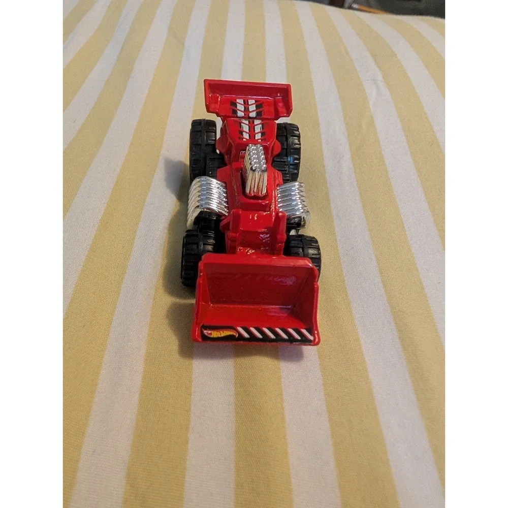 Hot Wheels 2015 #1 HW City Speed Dozer Red Construction 1:64 CFJ76